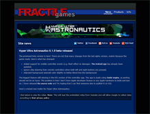 Tablet Screenshot of fractilegames.com